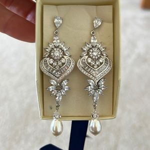 Wedding drop earrings